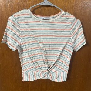 Multicolor crop top